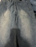 顶峰保罗（Dingfengbaoluo）水洗复古牛仔裤男士春秋季宽松透气直筒休闲长裤子男74青蓝2XL 晒单实拍图