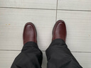 红蜻蜓舒适百搭休闲男士驾车加绒棉鞋 WTD92661/62 棕色加绒 40 实拍图