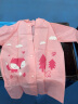 欣沁儿童雨衣EVA带书包位学生背包防雨罩大帽檐小孩雨披 M码 粉色 实拍图