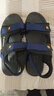 GUQIAN凉鞋男2025新款夏季男士凉鞋拖鞋室外沙滩两用休闲防滑运动凉拖 M618灰色 41 (255mm) 实拍图