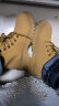 回力官方马丁靴女鞋2023新款冬季大黄靴女士英伦加绒加厚工装棉靴子女 棕色经典款 39 实拍图