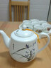 祥燕（xiangyan） 700毫升容量耐热茶壶花茶茶壶套装青花陶瓷茶壶家用带过滤网茶水分离大茶壶 兰香 实拍图