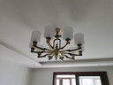 雷士（NVC）新中式客厅吊灯中山灯具客厅大灯餐厅灯复古风书房卧室灯具套餐 家润 三室两厅D套餐 实拍图