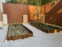 冠乐家 木栅栏围栏室内阳台实木花园绿植隔断小篱笆 长118cm*高35cm碳化色 晒单实拍图