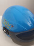 车赞（Chezan）儿童头盔电动车头盔四季通用电瓶车小孩头盔男女孩夏天可爱安全帽 3C儿童头盔（蓝色2-10岁防晒） 实拍图