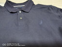 诺帝卡（NAUTICA）男装夏季棉氨混纺休闲亲肤透气短袖POLO衫男KE3100 黑色0TB（231） L 实拍图