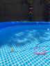 INTEX 28110碟形水池 充气圆形户外大家庭儿童玩具戏水泳池 244*76cm 实拍图