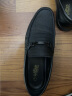 金利来（goldlion）男鞋商务休闲鞋舒适轻质透气时尚皮鞋59683019201A-黑-44码 实拍图