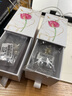 老银匠s925银昙花银耳钉甜美通勤送女友生日礼物时尚简约个性银耳饰女士 绿白 925银/含证书/含1对银耳堵 实拍图