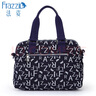 Frazzil\/法姿手提包女包包新款小海豚字母款斜挎包尼龙布包女士提包 1664 字母图/蓝 实拍图