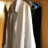 佐马仕 （ZUOMASHI） 长袖衬衫女商务休闲职业装正装衬衣修身工装OL酒店通勤工作服 VH-1纯白色（V·领） 4XL/41（140斤-150斤） 实拍图