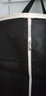小黑裙商务旅行手提折叠西服袋防尘套西装收纳袋套子挂式家用衣服防尘罩挂衣袋防尘袋挂袋大衣罩装西服的袋子 黑色（有小黑裙logo） 常规款 110*60cm 实拍图