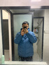 361°连帽羽绒服男冬季新款防水防油防污科技防钻绒羽绒服保暖运动外套 【男款】深墨蓝 3XL 实拍图