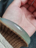 子龙新款胖圆条高品晴水玉髓手镯玛瑙天青冻浅绿玛瑙玉镯女款玉镯子 浅晴水10mm 57-58 实拍图