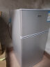 扬佳（YZJM）冰箱双门小型冷冻冷藏迷你家用冰箱双开门宿舍租房静音节能  BCD-42H108-42L银色高80厘米标准款 实拍图