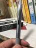 得力(deli)金属笔夹速干按动中性笔签字笔办公笔 0.5mm加强型针管 12支/盒黑色 S88 实拍图