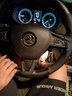奥迈尔 斯柯达明锐真皮手缝方向盘套速派 科迪亚克柯珞克野帝yeti昕锐昕动汽车改装把套冬四季改装把套 碳纤维+黑皮打孔 实拍图