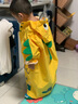 柠檬宝宝儿童防水雨衣卡通造型雨衣儿童斗篷雨披新品小学生男女童雨具 乐奇萌趣喷火龙【分体款】 M【请按主图尺码表选择】 实拍图