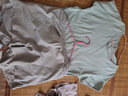 顶瓜瓜顶呱呱睡衣女夏纯棉短袖可外情侣穿家居服套装女卷舒蓝170 实拍图