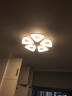 仟润照明（Qianrunlighting）现代简约吸顶灯led客厅灯创意个性主卧室餐厅灯北欧书房饭厅灯具 3头吸顶灯+LED三档变光 晒单实拍图