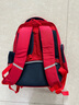 巴布豆小学生书包1-3-4-6年级双肩减负6-12周岁防水儿童书包女 90830红/宝兰大号/3-6年级 实拍图