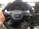 奥迈尔适用于奥迪A6L方向盘套真皮翻毛手缝A4L/A3/Q5L/Q3/Q7/A5/A7S8TT牛皮 NAPPA牛皮两侧打孔+红色线 实拍图