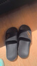 惠夫人拖鞋男外穿夏季大码情侣家用软底浴室洗澡防滑凉拖女户外夏天 【升级款】黑金 38-39 (适合37-38码穿) 实拍图