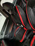 翰静 新款汽车卡通坐垫四季通用座垫全包围座套透气织物座椅套适用于 黑红色（皮革+织物） 大众桑塔纳朗逸帕萨特途岳途观L 实拍图