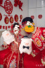 博洋家纺结婚四件套纯棉红色传统刺绣婚庆套件凤鸣龙吟200*230cm 实拍图