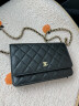 香奈儿（Chanel）CF经典WOC双C标志黑金牛皮荔枝纹单肩包盒装送女友预售 晒单实拍图