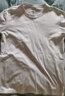 拇指白小T短袖T恤男二代纯棉疏水男体恤圆领无标东方简奢风 女款白色 S  实拍图