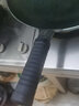 韦大锤章丘手工铁锅家用炒锅炒菜锅传统老式无涂层不粘锅厨师大炒勺锅具 锤打鱼鳞款36cm 木盖+勺+铲+刷 实拍图