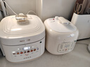 九阳电压力锅小型电高压锅2人-3人家用迷你多功能电压力煲家用小容量一键排气煮饭电饭煲 奶油白/ 3L 【0涂层304不锈钢】 实拍图