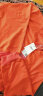 莎妮朵罗大码女装女宽松春秋装新品显瘦款休闲连帽遮肚子印花棉卫衣16285 三叶图（橙色） 5XL建议180-200斤穿着 实拍图