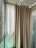 NITORI宜得利家居 客厅大气家用遮光帘成品窗帘 布理斯 驼色 宽1*高1.78*2片 实拍图
