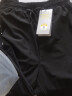 木林森（MULINSEN）运动裤男夏季冰丝速干直筒修身大码休闲长裤男士束脚健身跑步裤子 【单件冰丝】黑色-直筒 2XL 实拍图