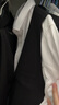花花公子西服套装男士外套韩版修身伴郎新郎结婚商务休闲职业正装小西装男 二扣黑色套装+马甲+衬衫+大礼包 L 170 实拍图