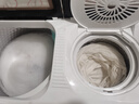 澳柯玛（AUCMA）家用半自动双缸大容量小型双桶波轮洗衣机双筒不锈钢内胆10公斤kg甩干机 XPB100-3168S 金色不锈钢内桶 实拍图