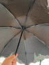 天堂伞防晒防紫外线UPF50+三折叠蕾丝晴雨伞二用遮阳伞太阳伞女士雨伞 新款黑胶刺绣  米色 晒单实拍图