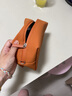 MUJI 可自由组合 收纳包 旅行收纳袋  手拿包 多巴胺 小物收纳 零钱包 橙色 长方形厚款M长19*宽12*厚度10.5 实拍图