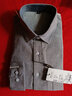 罗蒙（ROMON）牛津纺长袖衬衫男士弹力抗皱白衬衫舒适修身衬衣外套男灰色2XL 实拍图