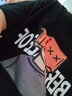 君茵重磅纯棉短袖t恤男2024夏季衣服男装新款学生印花美式复古宽松潮 黑色【BERR】 L 实拍图