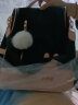袋森新款双肩包女时尚牛津布女士包包大容量防盗书包宝妈旅行背包女 黑拼粉 实拍图