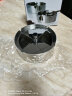 B&y 创意大号烟灰缸 镜面亮光不锈钢带盖 欧式旋转设计 带盖烟缸 实用时尚 BY-252 亮光中（直径12.7高5cm） 实拍图
