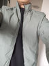 JEEP SPIRIT羽绒服男士秋冬季男装立领夹克防水轻薄保暖冬装 2016豆绿色 XL 【135-150斤】 实拍图