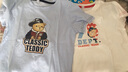 Classic Teddy儿童短袖男童T恤女童上衣夏季新款童装宝宝衣服半袖夏装1 棒球帽子熊同色插肩杏黄 130 实拍图