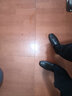 蜻蜓牌男鞋 真皮凉鞋男夏季新款商务休闲男士皮鞋男镂空透气套脚中年人爸爸鞋皮凉鞋子中老年凉皮鞋 黑色 39 实拍图