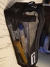 咔巴熊（Kabaxiong） 透明网纱笔袋文具盒女生小清新铅笔袋男女高中生初中生大容量笔盒小学生笔袋 黑色 实拍图