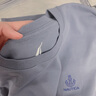 诺帝卡（NAUTICA）【父亲节礼物】男装夏季款无忧搭休闲男女同款纯棉短袖T恤TE2101 41H雾霾蓝 M 实拍图