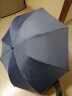 天堂雨伞创意三折伞折叠伞加固女男学生纯色晴雨伞两用单人伞定制LGOO 蓝灰色 实拍图